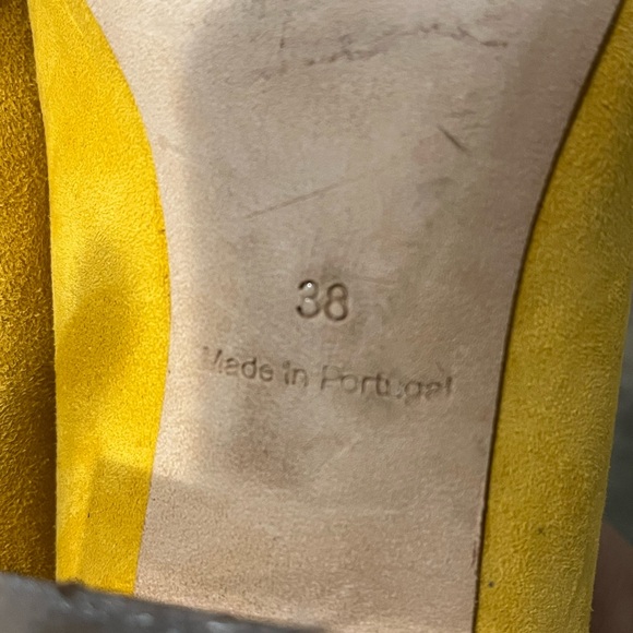 COS Yellow Women's Flats - Picture 7 of 9